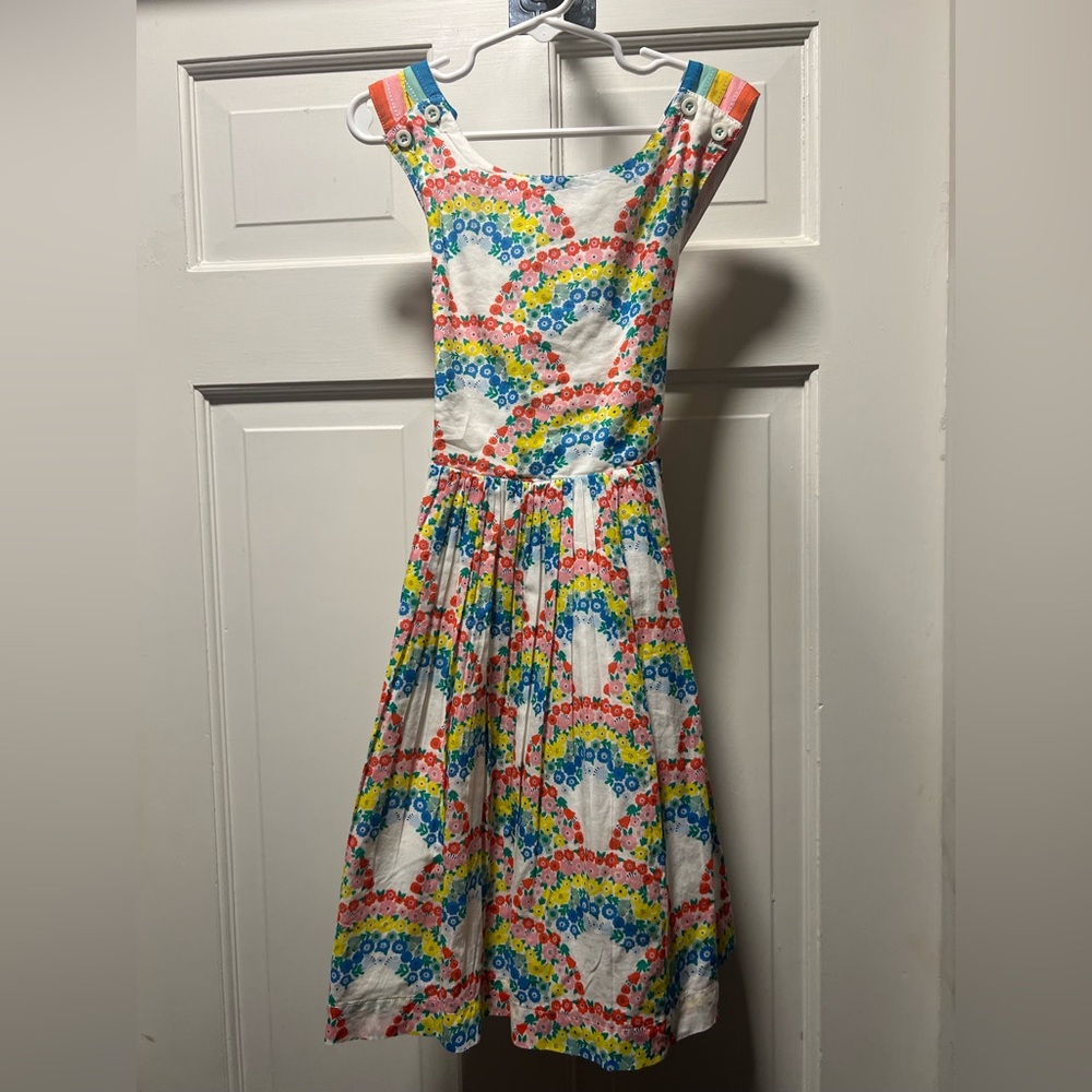 Rainbow floral dress